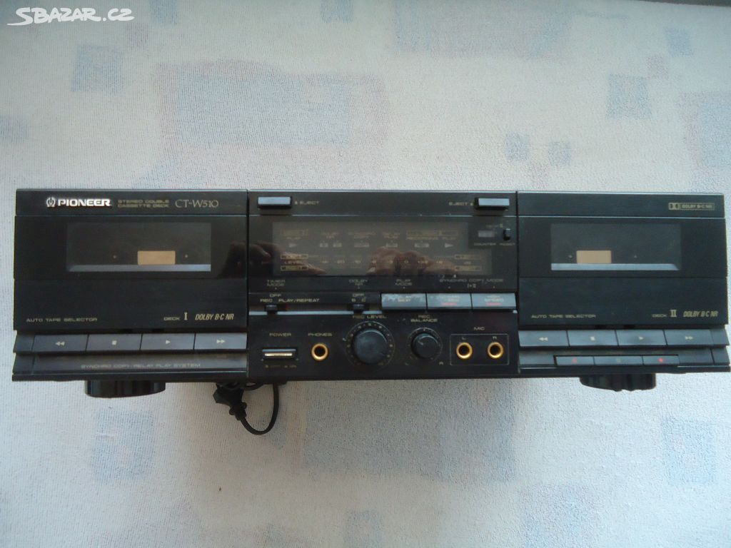 tape deck Pioneer CT-W510 funkční na servis