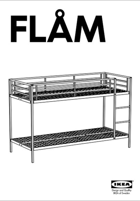 Patrová postel IKEA FLAM