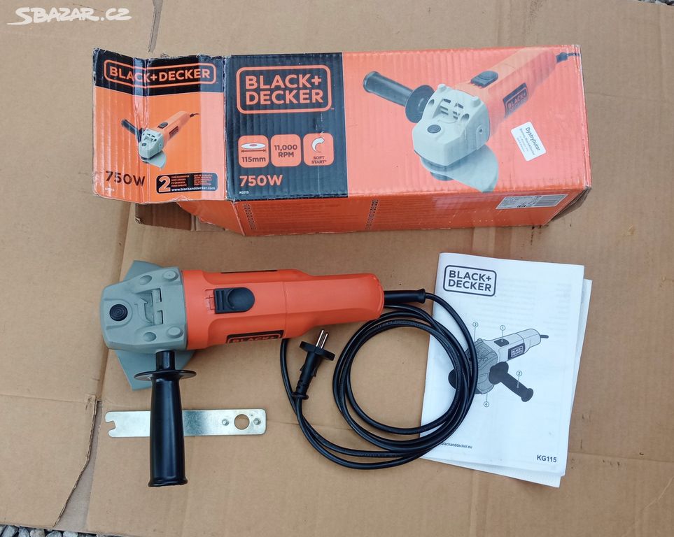 Úhlová bruska BLACK + DECKER