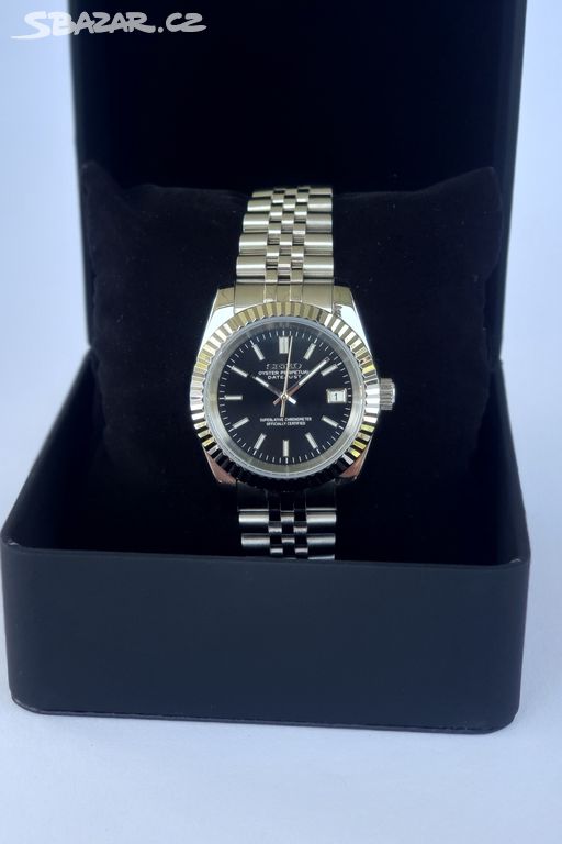 Seiko Mod Datejust sunburst black dial Automatické