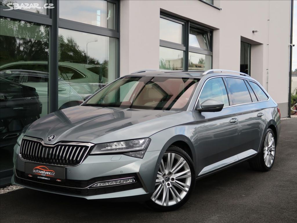 Škoda Superb, 2,0 TDI,147kW,L&K,1majČR,DPH