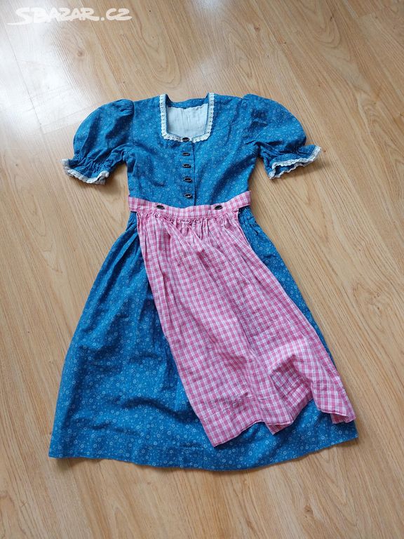 Bavorské šaty / dirndl vel.asi 128/134