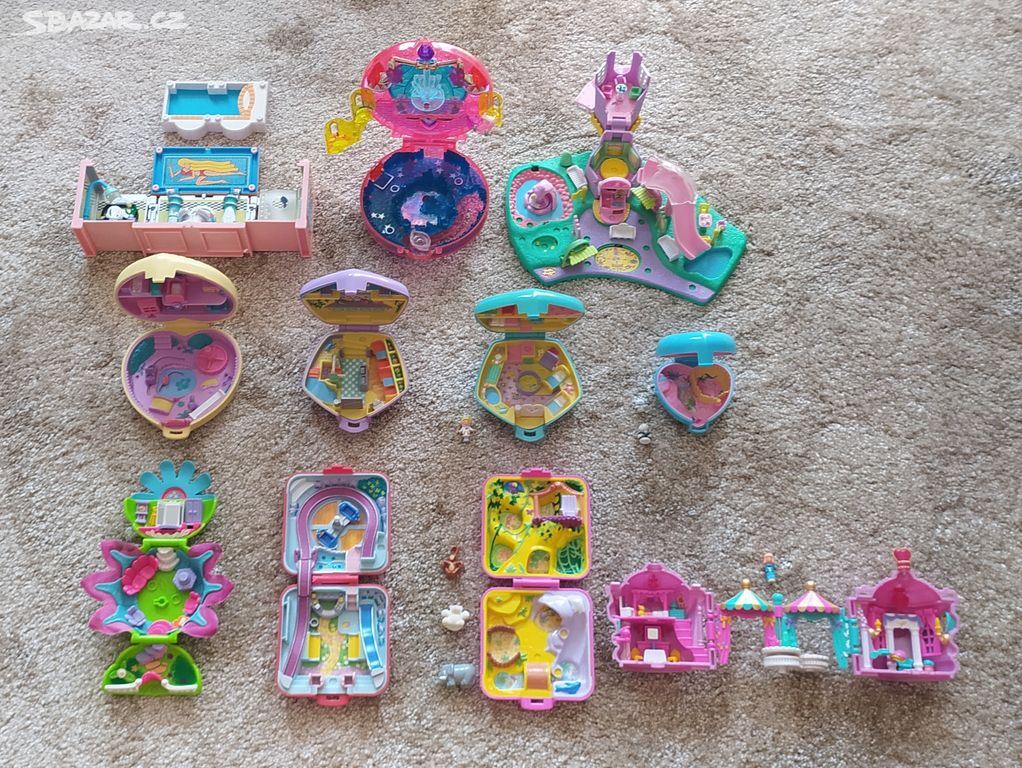 Polly pocket bluebird domeček panenka figurky