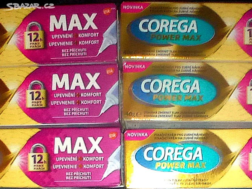 Corega Power Max 40g / Nové! Expirace 12/2026