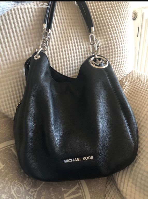 Kožená kabelka Michael Kors LILLIE CHAIN TOTE