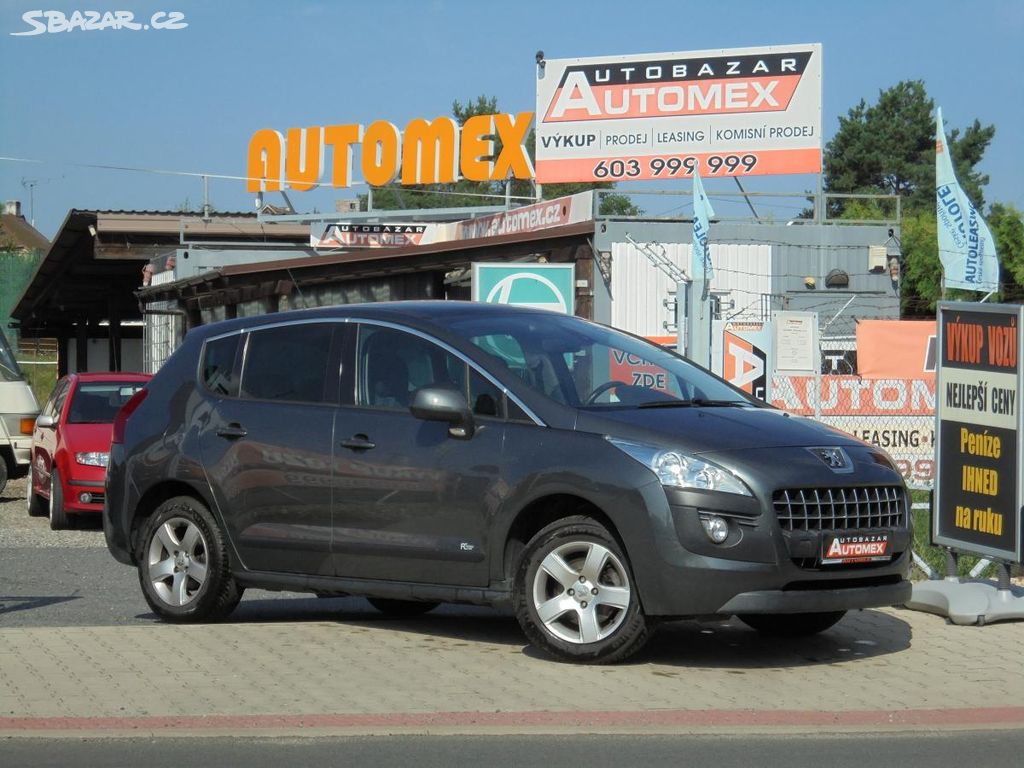 Peugeot 3008, 1.6i- ČR- SERVISKA- PĚKNÝ STAV