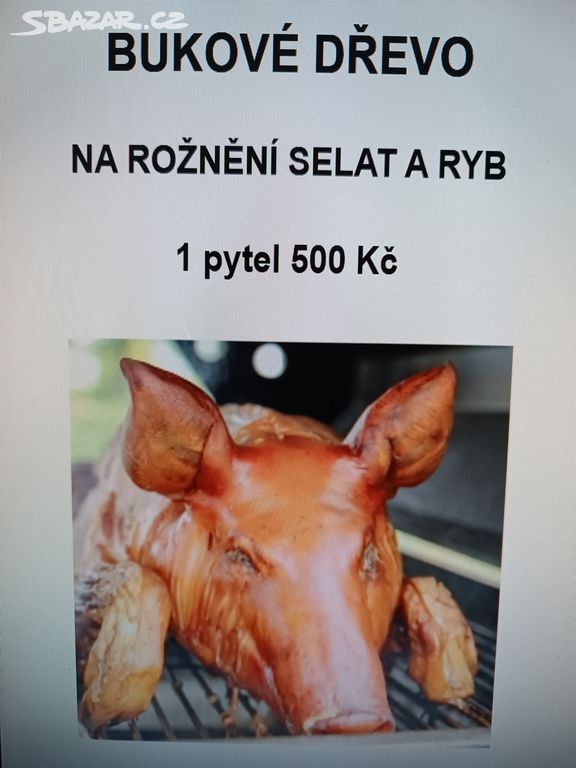 Bukové dřevo na SELATA a RYBY