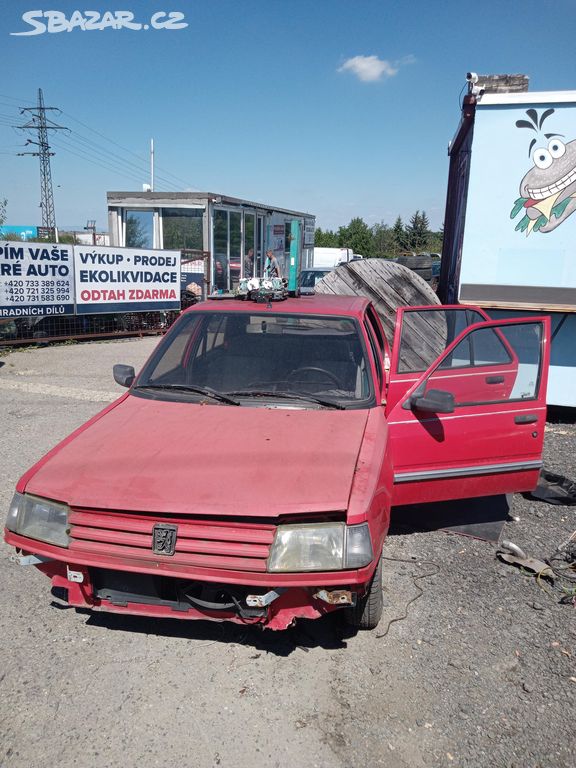 Peugeot 309 1.4-BA-95 typ KDY 55kw-r.v.1993 DÍLY