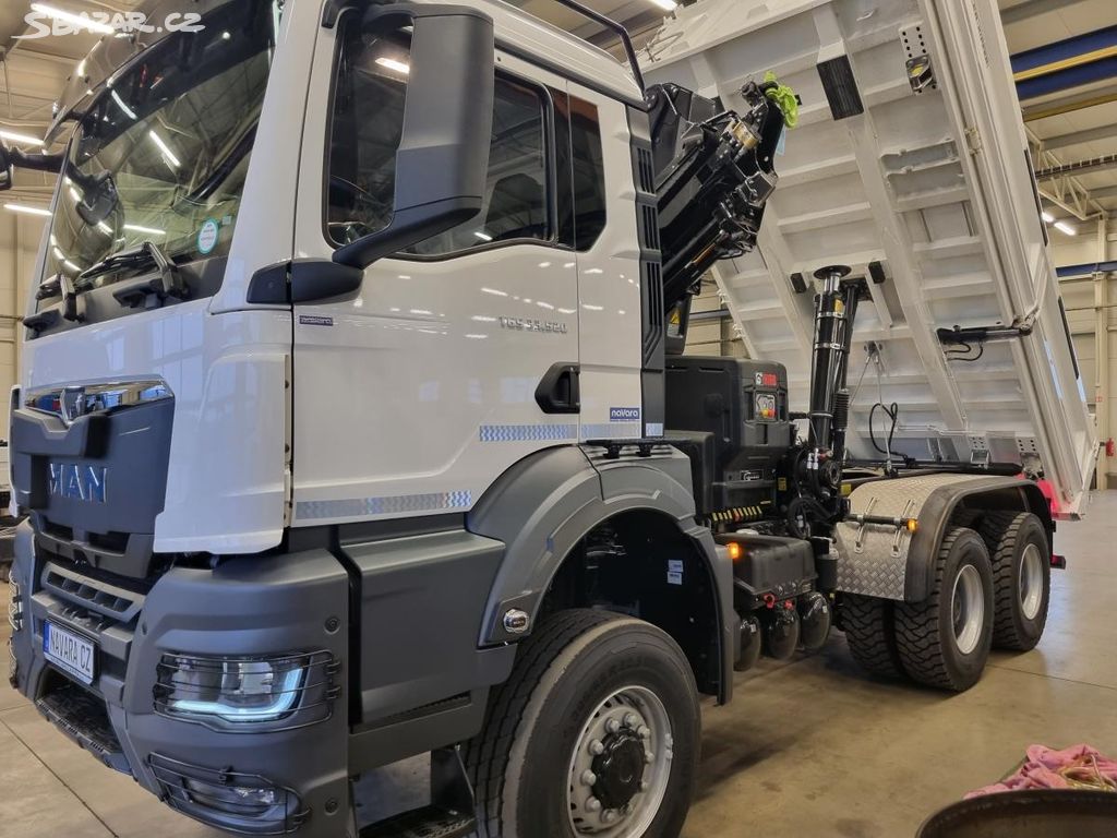 MAN TGS, 33.520 6x6 HIAB + SKLÁPĚČ