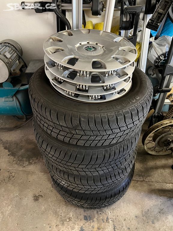 Plechové originál zimní kola Octavia 195/65 R15