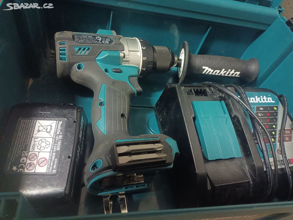 Makita Aku vrtací šroubovák 18 V; 550/2100 ot./min