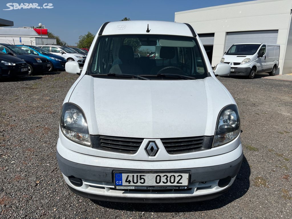 Renault Kangoo 1,2i-, naj. 125.tkm, 5 míst, r. 07