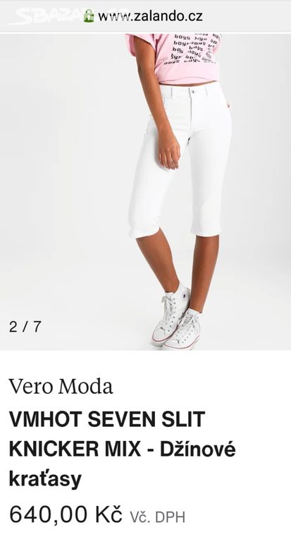 Luxusní džíny pod kolena Vero moda vel.40. NOVÉ.