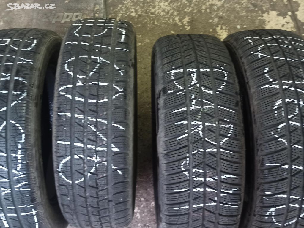 4x zimní pneu 205/60R16 4xdisky Ford 6,5x16 Et 50