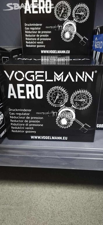 Redukční ventil Argon a směs Ar/CO2 Vogelmann AERO