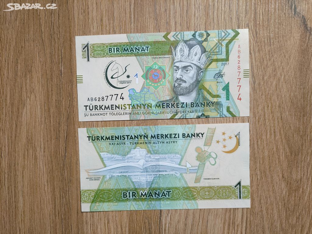 Turkmenistán 1 manat