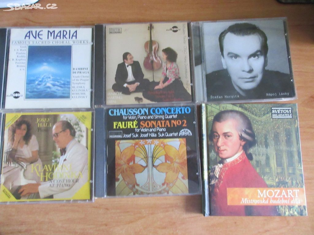 CD - vážná hudba - Mozart, Margita apod ..