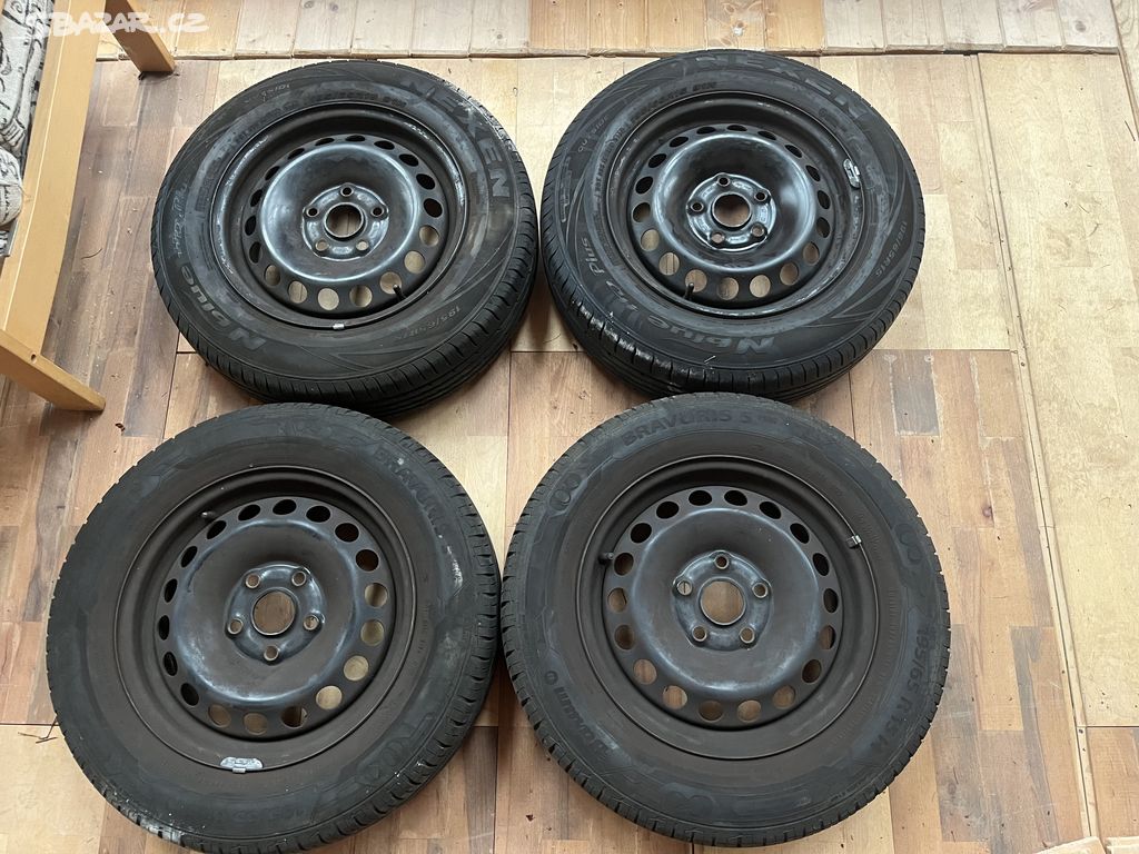 Pneu + kola 195/65R15 91H Letní