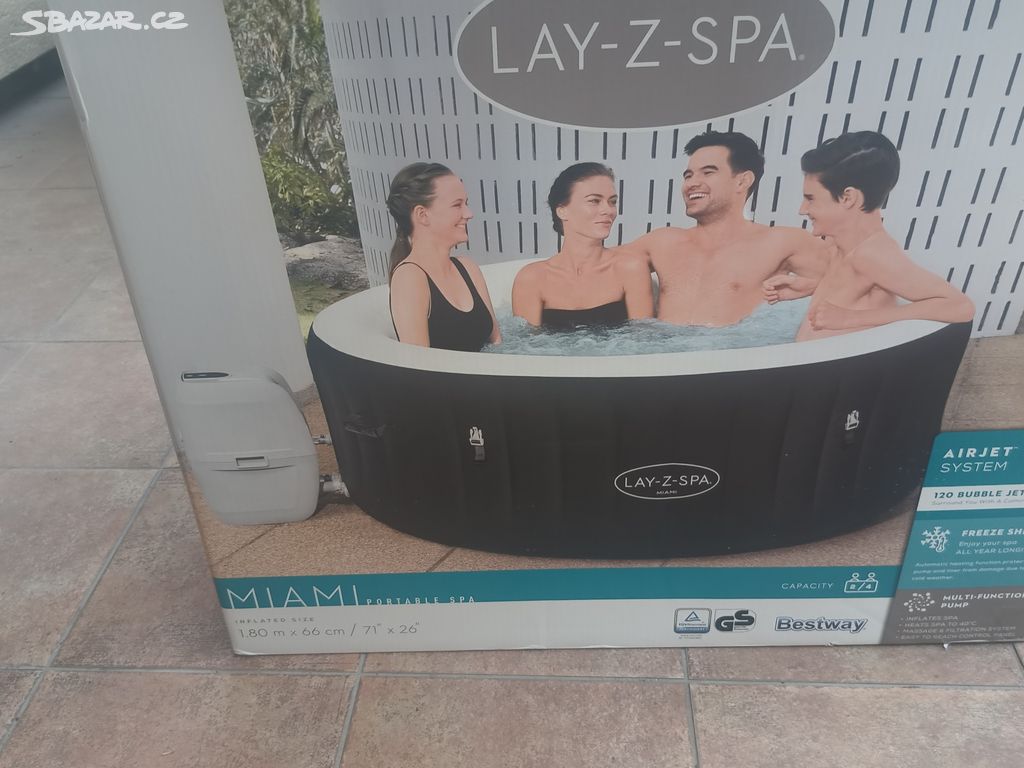 Vířivka Bestway Lay-Z-Spa Miami 180x66cm - nový