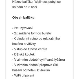 Obrázek k inzerátu: Wellness poukaz