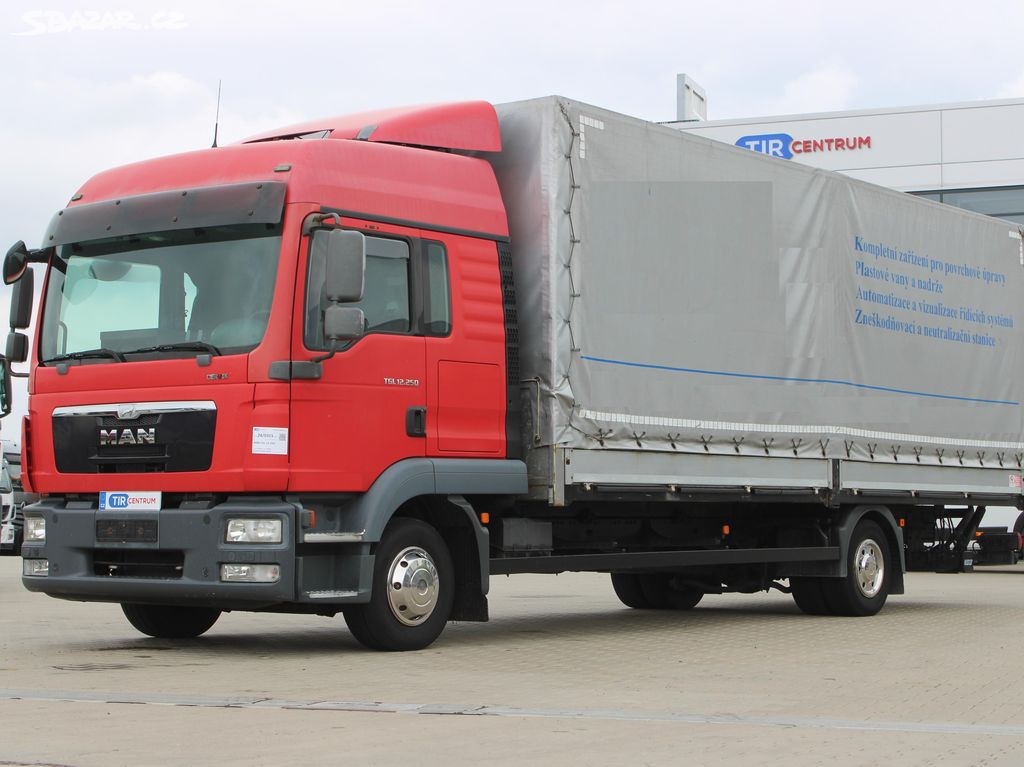 MAN TGL 12.250 4X2 BL, HYDRAULICKÉ ČELO, EURO 5