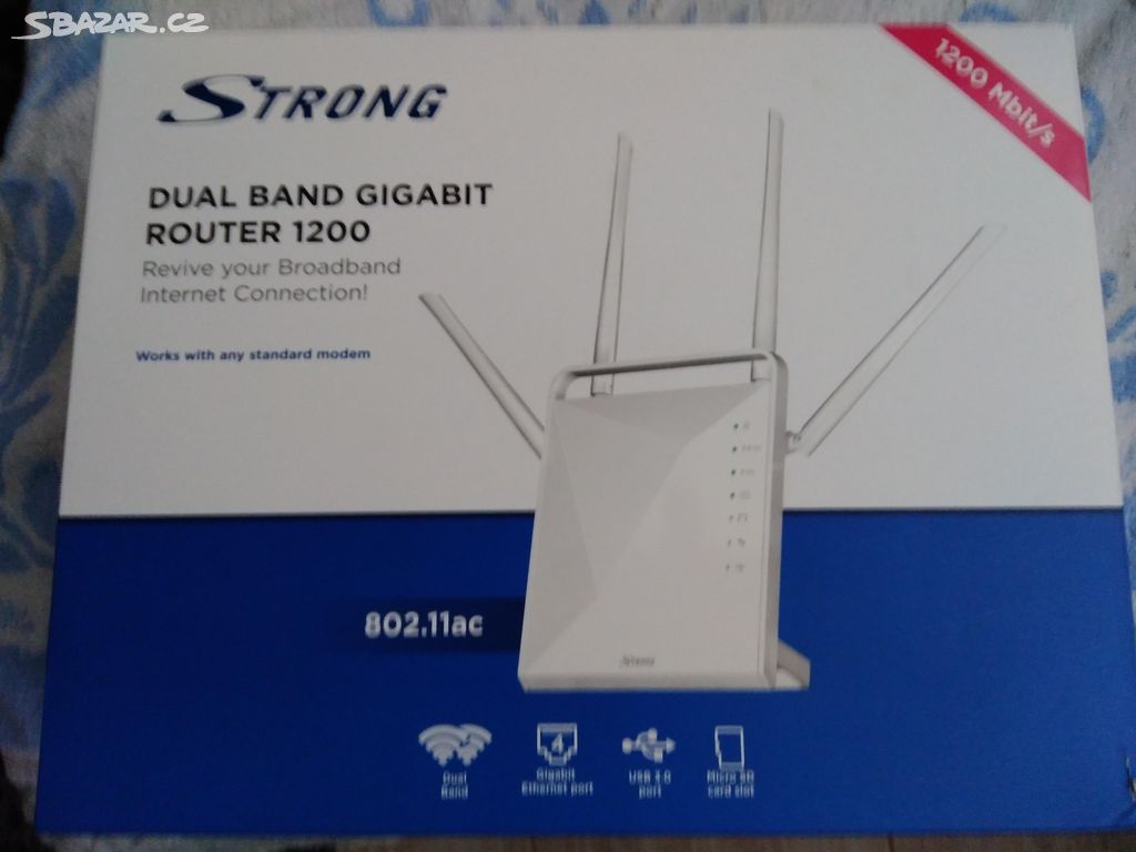 wifi router dual band gigabit router 1200 je nový