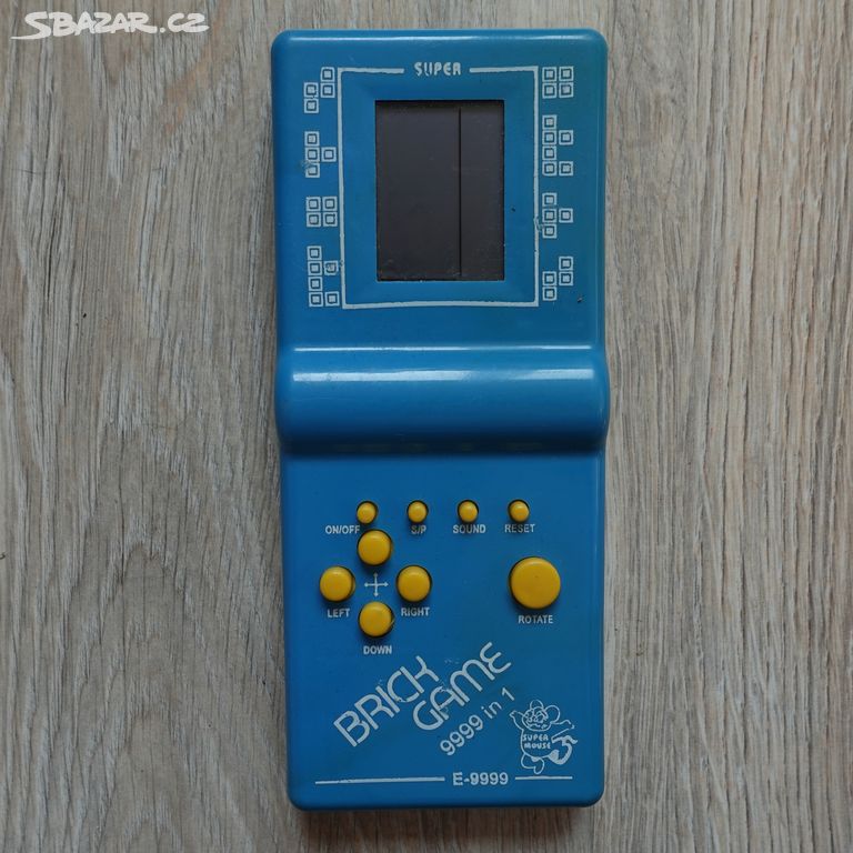 RETRO digi hra Brick game modrá