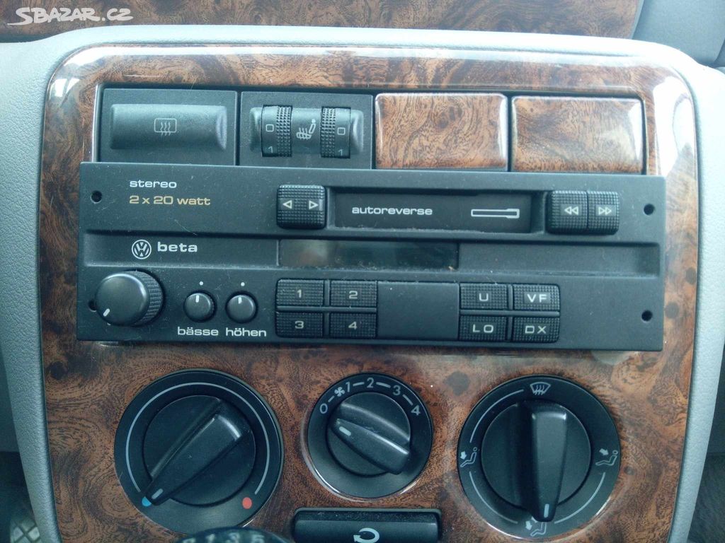 Volkswagen autoradio BETA 3 kazeta