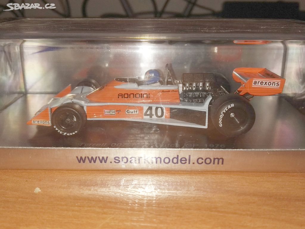 Tyrrell 007 #40 Alessandro Pesenti-Rossi 1976 1:43