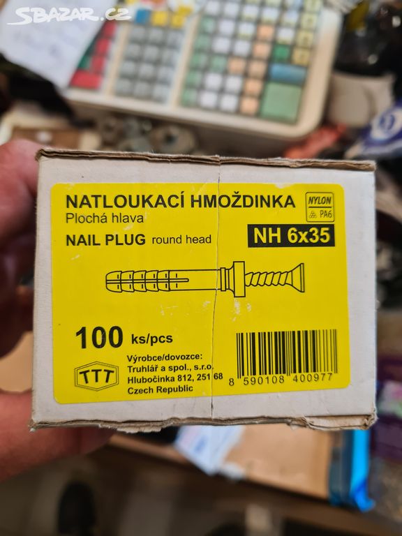 natloukací hmoždinka NH 6x35