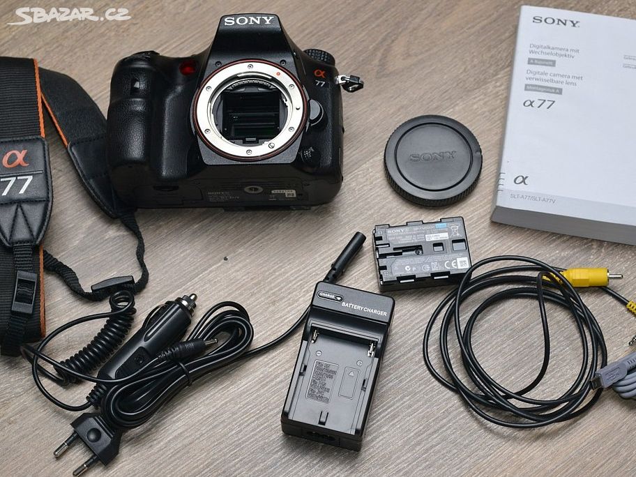 Sony SLT- A77 DSLR*24,3MPix*Full HDV*GPS 90700 Exp