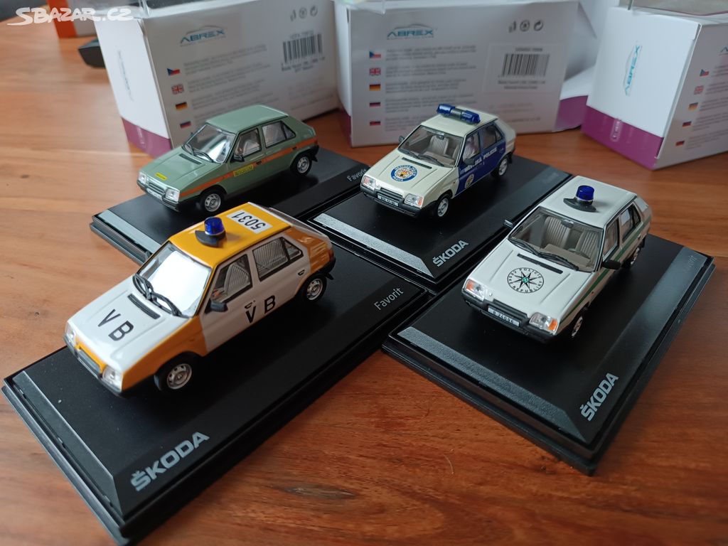 Abrex 1:43 Škoda Favorit 136L