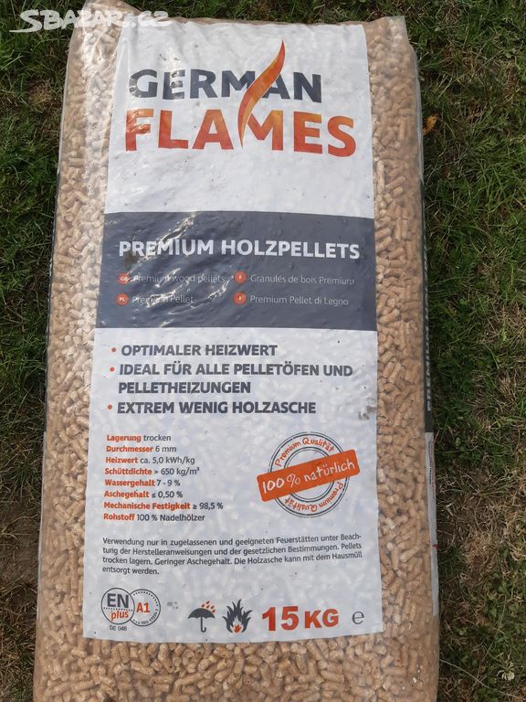 pelety German Flames 15kg