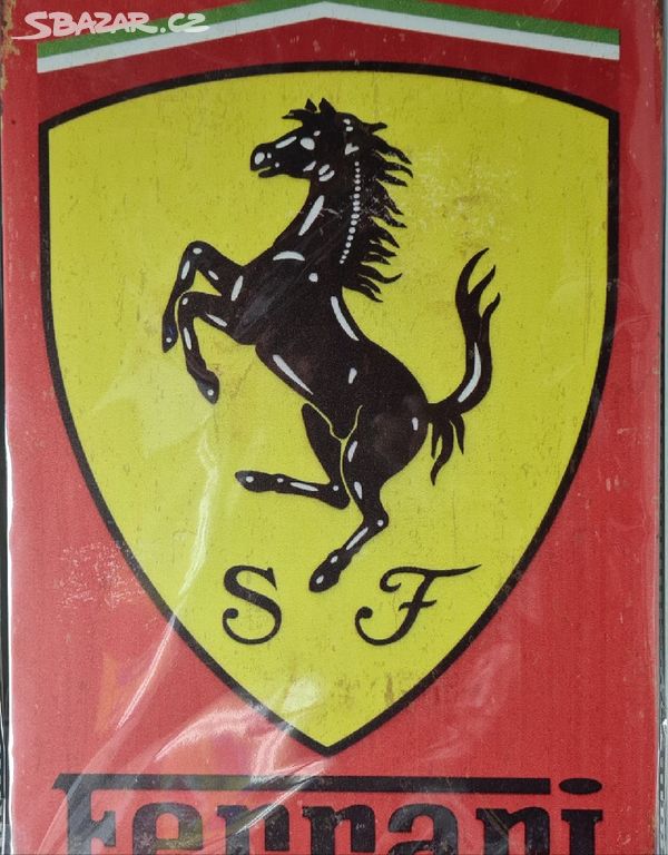 Plechová cedule FERRARI LOGO