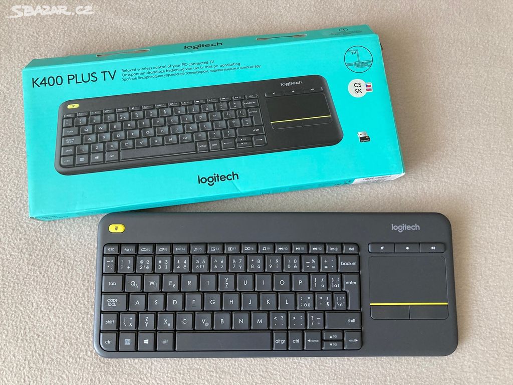 Bezdrátová klávesnice Logitech K400+