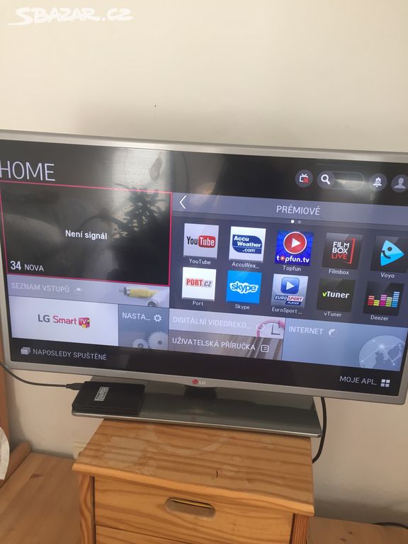 televize LG úhlopříčka 80cm, nemá DVTV2