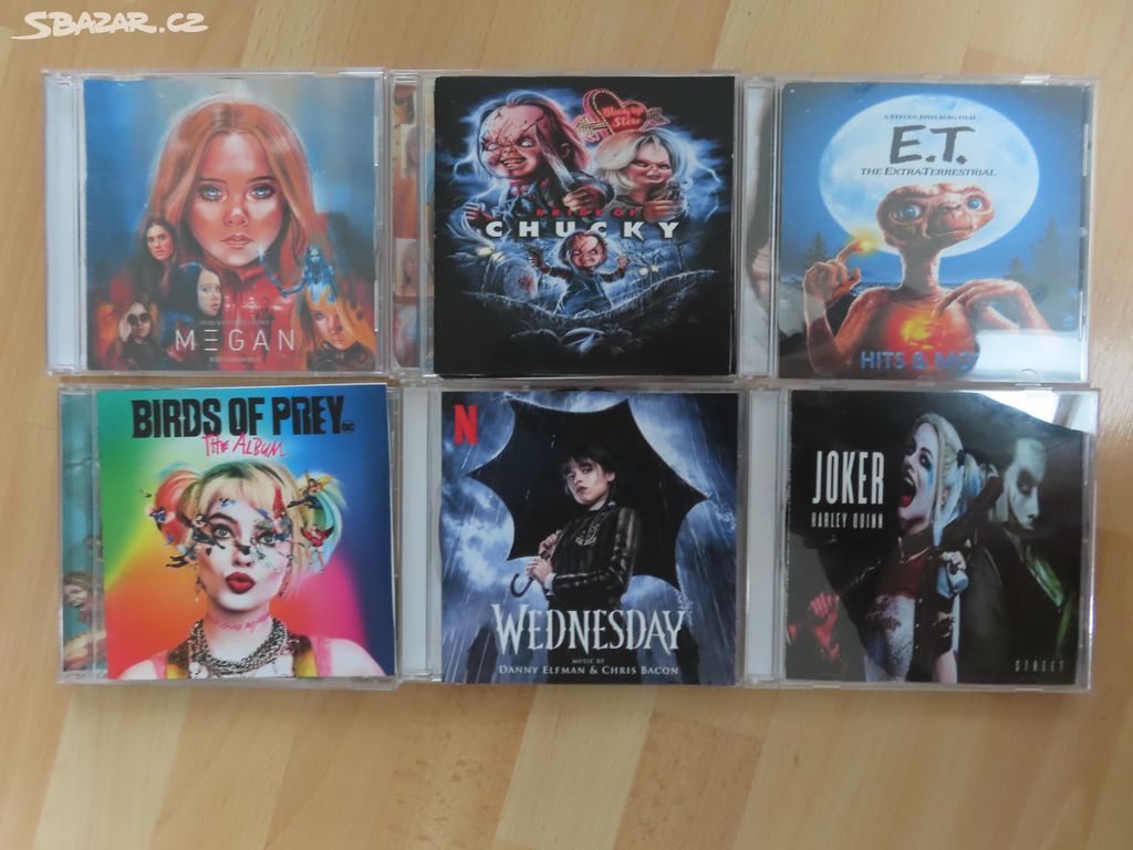 megan chucky harley quinn e.t wednesday jocker cd