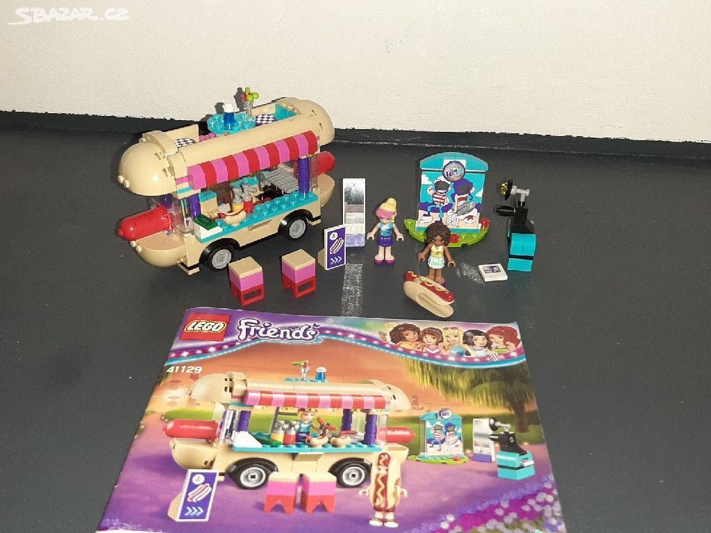 Lego Friends 41129 Dodávka s párky v rohlíku