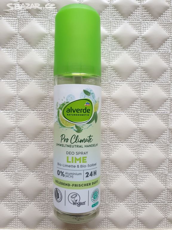 Alverde přírodní deodorant Limeta rozprašovač 75ml