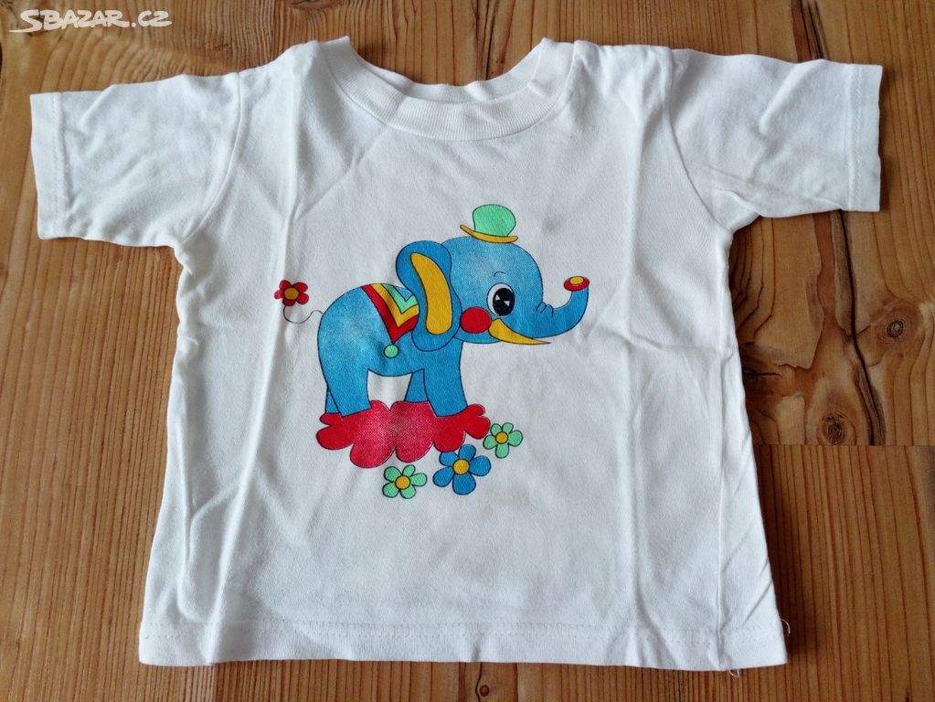Dětské tričko se sloníkem 68