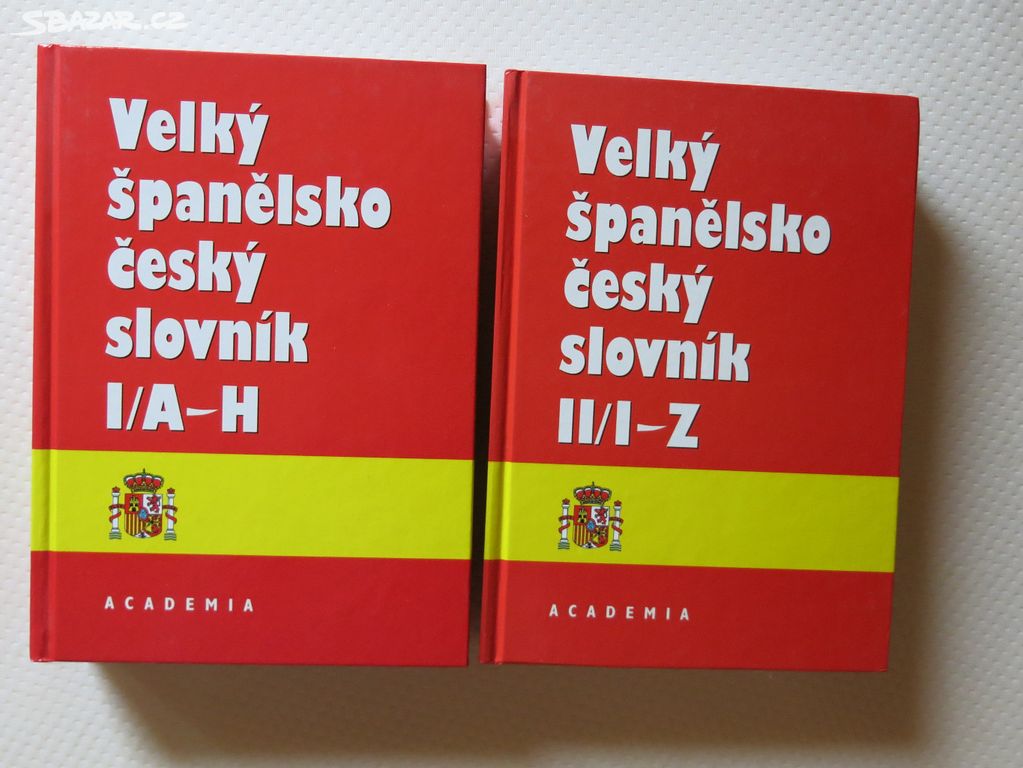 Španělsko-český slovník 2 díly rok 1999: