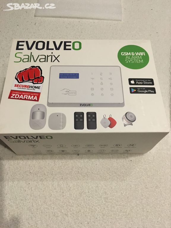 Bezdrátový  alarm, zabezpečeni Evolveo Salvarix