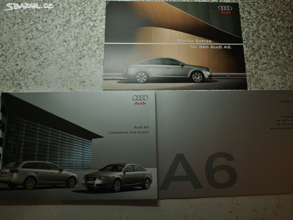 Prospekt / Katalog / Brochure Audi A6 (C6) Limousine und Avant