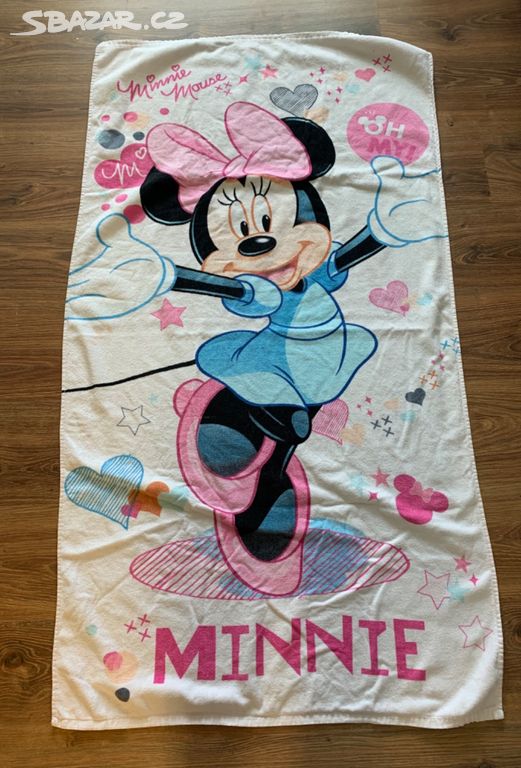Dětská plážová osuška Minnie Mouse