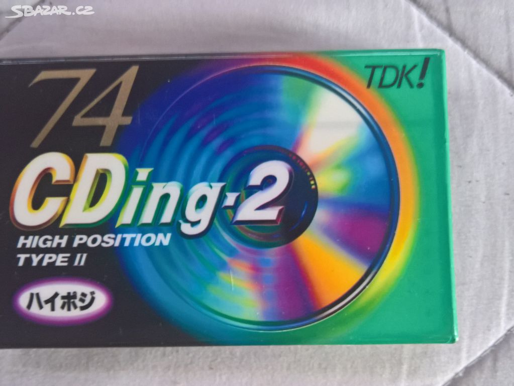 kazeta TDK CDing-2 74 audiokazety