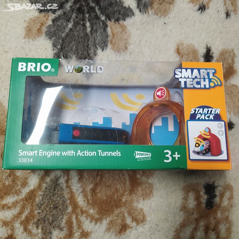 Brio WORLD 33834 Lokomotiva s aktivními tunely