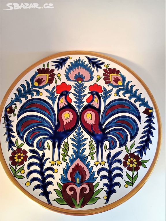 Řecký keramický talíř Rhodes Michael Dakas
