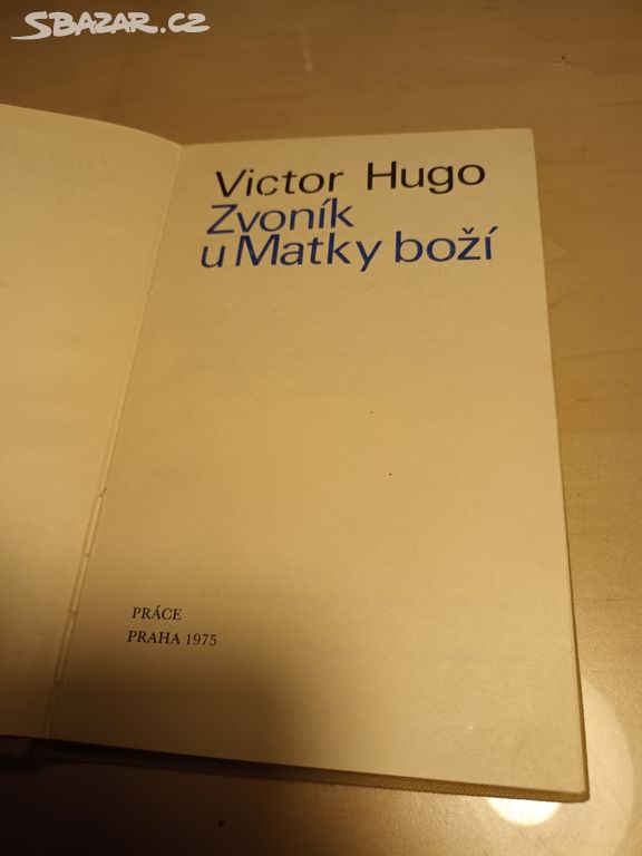 Kniha - Victor Hugo - "Zvoník u matky boží"