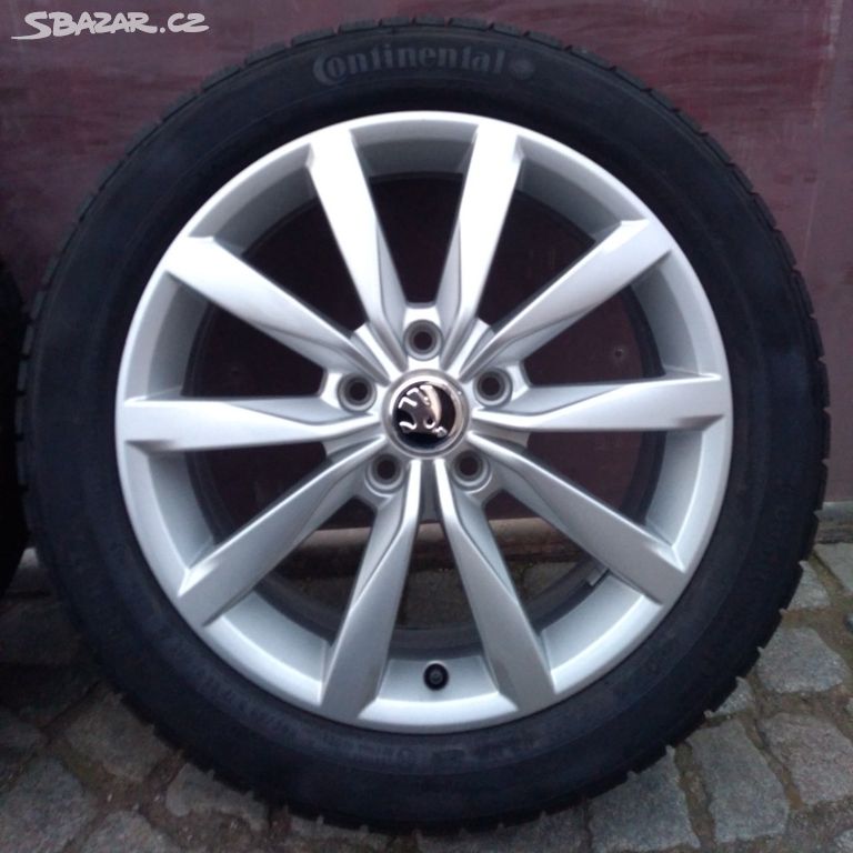 17"HEZKÁ ZIMNÍ OBUT ALU KOLA 5x112 ŠKODA OCTÁVIA-3