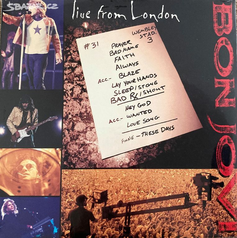 Nabízím Laser Disc Bon Jovi Live From London